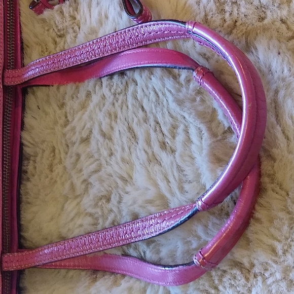 Vintage coach signature striped tote and shoulder bag. - Picture 10 of 10